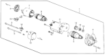 Diagram for 1989 Honda CRX Armature - 31207-657-672