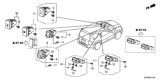 Diagram for 2015 Honda Pilot Instrument Panel Light Bulb - 35551-SZA-A01