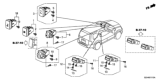 Diagram for 2011 Honda Pilot Instrument Panel Light Bulb - 35551-SZA-A01