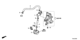 Diagram for 2020 Honda Fit Canister Purge Valve - 36162-5R7-A12