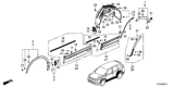 Diagram for 2018 Honda CR-V Door Moldings - 75313-TLA-A01