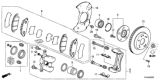 Diagram for 2018 Honda Accord Brake Pad Set - 45022-TVA-A00