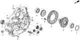 Diagram for 2000 Honda Civic Bellhousing - 21000-P4A-B00