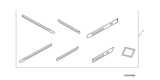 Diagram for 2010 Honda Accord Door Moldings - 08P05-TA0-121