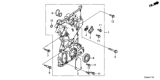 Diagram for 2016 Honda Accord Timing Cover - 11410-5A2-A10