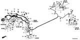 Diagram for Honda Fit EV Hydraulic Hose - 01466-TR0-A00