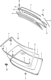 Diagram for Honda Prelude Windshield - 67201-692-671