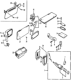 Diagram for 1975 Honda Civic Ashtray - 88320-611-005