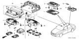 Diagram for 2005 Honda Accord Consoles - 83250-SDC-A01ZA