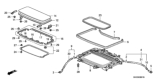 Diagram for 1991 Honda CRX Weather Strip - 70085-SH2-003