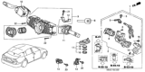 Diagram for 2004 Honda Civic Ignition Lock Cylinder - 06350-S5A-A82
