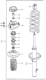 Diagram for 1978 Honda Accord Coil Spring Insulator - 51722-679-006