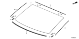Diagram for 2012 Honda Civic Windshield - 73211-TR2-A01