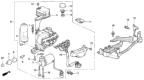 Diagram for Honda Odyssey ABS Pump And Motor Assembly - 57017-ST5-020