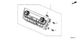 Diagram for Honda Insight A/C Switch - 79610-TXM-A01ZA