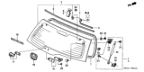 Diagram for Honda CR-V Lift Support - 04743-S9A-000
