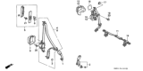 Diagram for 1993 Honda Accord Seat Belt - 04830-SM5-A00ZD