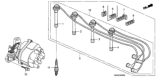 Diagram for Honda Spark Plug Wire - 32704-P2F-A01