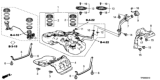 Diagram for 2012 Honda Crosstour Fuel Filler Neck - 17660-TP7-A01
