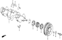 Diagram for Honda CRX Crankshaft - 13310-PE1-010