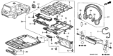 Diagram for Honda Pilot Center Console Latch - 39466-S9V-A01ZA