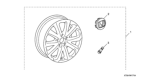 Diagram for 2014 Honda CR-V Rims - 08W17-T0A-101A