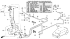 Diagram for Honda Odyssey Windshield Washer Nozzle - 76810-SX0-J01