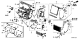 Diagram for Honda CR-V Blower Motor Resistor - 79330-TR0-A01