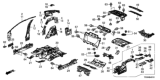 Diagram for Honda Clarity Electric Floor Pan - 65511-TRV-A00ZZ