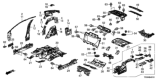 Diagram for Honda Clarity Plug-In Hybrid Floor Pan - 65100-TRW-305ZZ