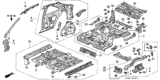Diagram for 1994 Honda Accord Floor Pan - 65100-SV2-310ZZ
