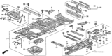 Diagram for 2002 Honda Odyssey Floor Pan - 65111-S0X-A00ZZ