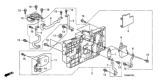 Diagram for 2013 Honda Insight Fuse - 1C300-RMX-003