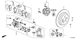 Diagram for Honda Passport Brake Caliper Piston - 43215-TZ5-A01