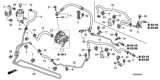 Diagram for 2011 Honda Accord Power Steering Hose - 53734-TE1-A01
