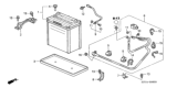 Diagram for Honda Insight Car Batteries - 31500-S3Y-A11