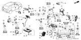 Diagram for Honda Pilot Antenna - 39515-TG7-A11