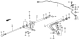 Diagram for 1987 Honda Civic Sway Bar Kit - 51300-SB3-963