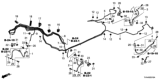 Diagram for Honda Hydraulic Hose - 01464-TVA-A00