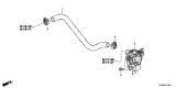 Diagram for 2015 Honda Accord Hybrid Cooling Hose - 79721-T3W-A00