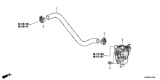 Diagram for 2017 Honda Accord Hybrid Cooling Hose - 79721-T3W-A10