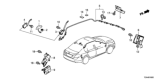 Diagram for 2014 Honda Accord Antenna - 39150-T2A-A01ZA