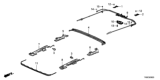 Diagram for 2015 Honda Civic Sunroof Cable - 70400-TR0-A01