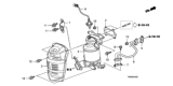 Diagram for 2010 Honda Fit Oxygen Sensor - 36531-RB0-003