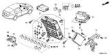 Diagram for Honda Yaw Sensor - 39965-TM8-G01