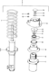 Diagram for 1976 Honda Civic Shock Absorber - 51605-634-365