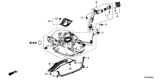 Diagram for Honda Fuel Filler Neck - 17650-TEG-A00