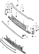 Diagram for 1982 Honda Prelude Grille - 62301-692-020