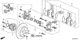 Diagram for 2013 Honda Pilot Brake Pad Set - 43022-SZA-A11