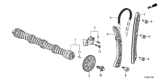 Diagram for 2022 Honda HR-V Camshaft - 14110-5FA-Z00